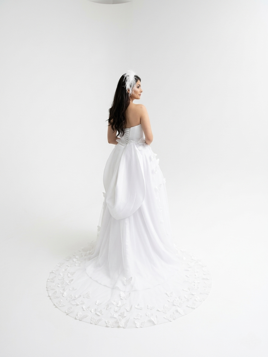 Bespoke Luxury Satin Bridal Gown - The Elite Collection