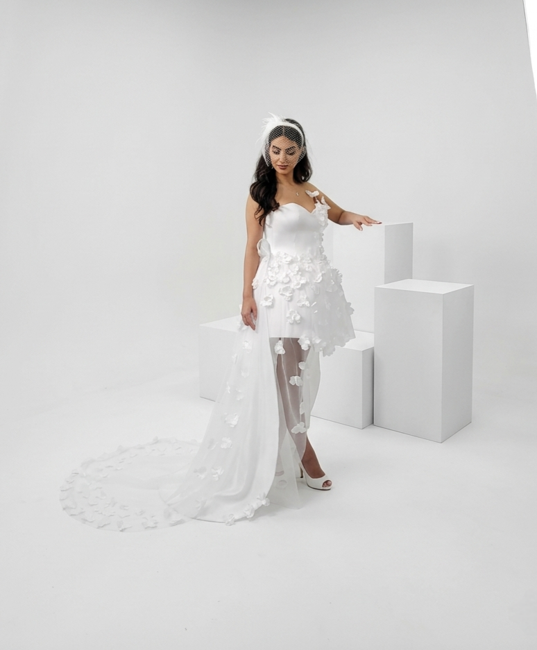 Bespoke Luxury Satin Bridal Gown - The Elite Collection