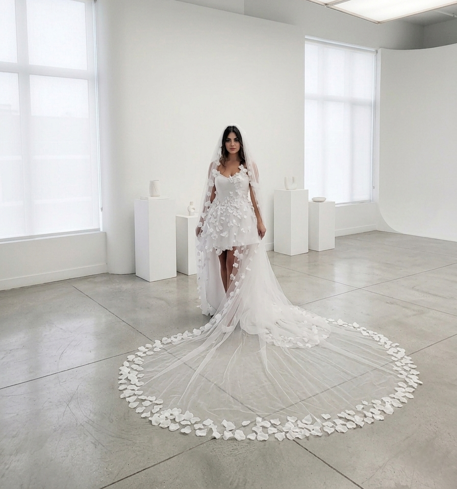 Bespoke Luxury Satin Bridal Gown - The Elite Collection