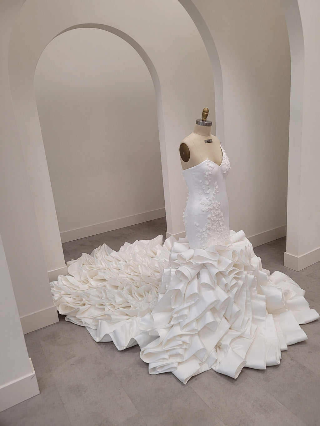 Bespoke Floral Couture Bridal Gown - The Inner Light Collection