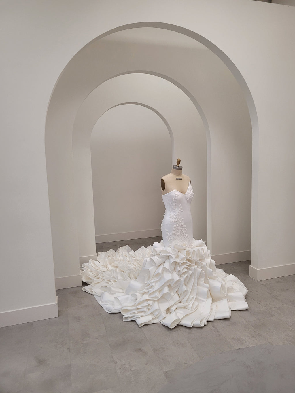 Bespoke Floral Couture Bridal Gown - The Inner Light Collection