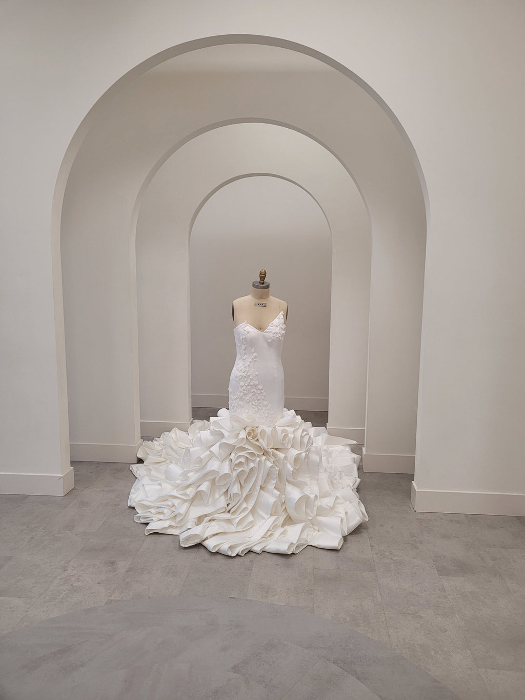Bespoke Floral Couture Bridal Gown - The Inner Light Collection