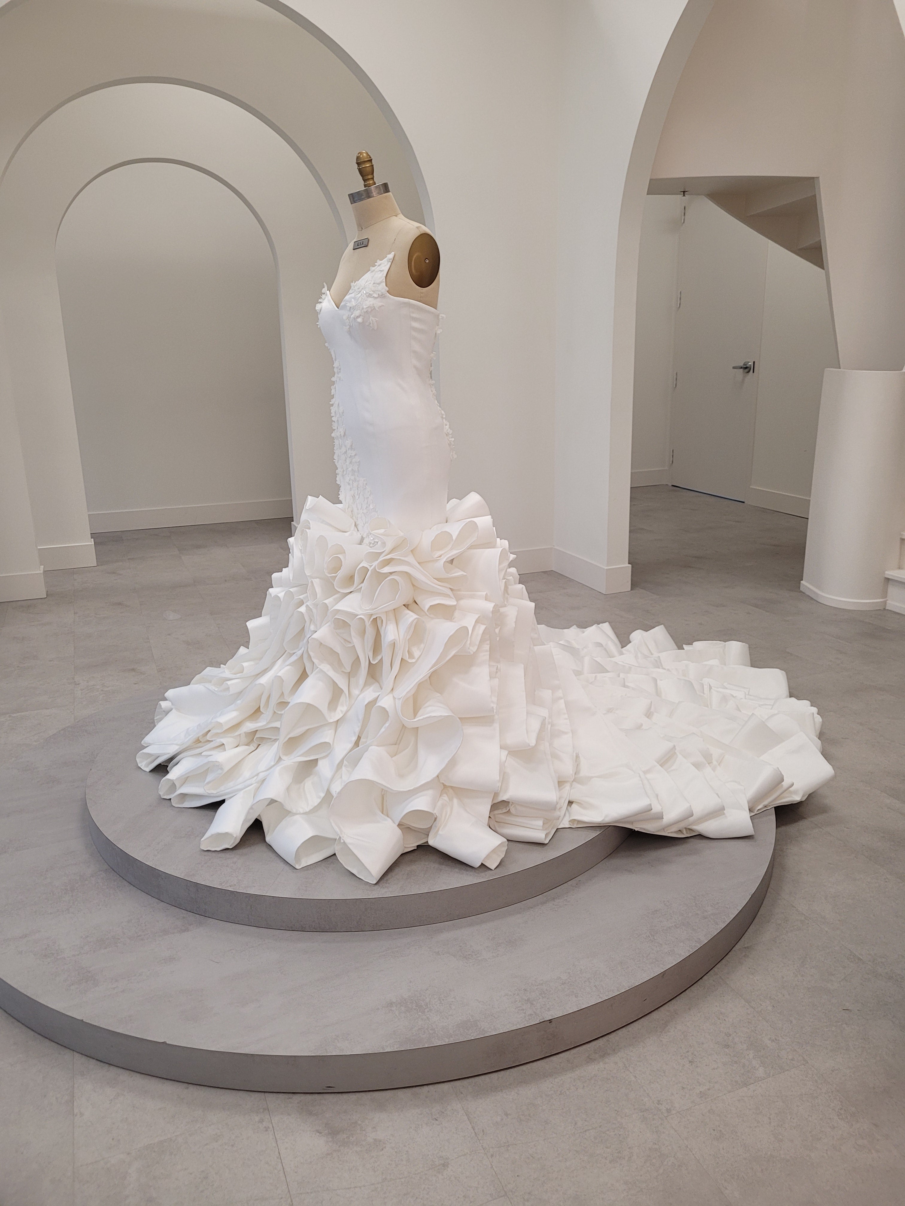 Bespoke Floral Couture Bridal Gown - The Inner Light Collection