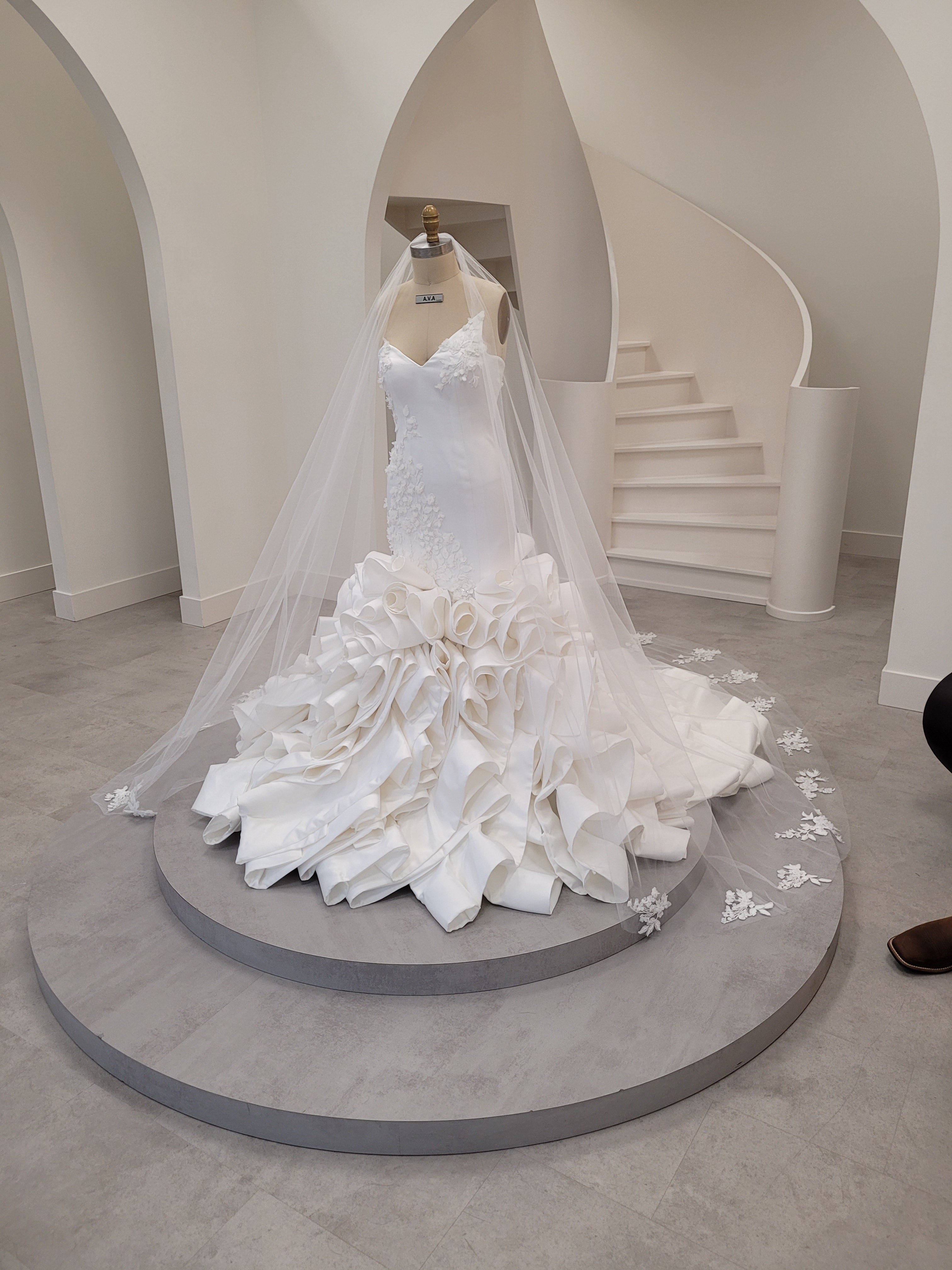 Bespoke Floral Couture Bridal Gown - The Inner Light Collection