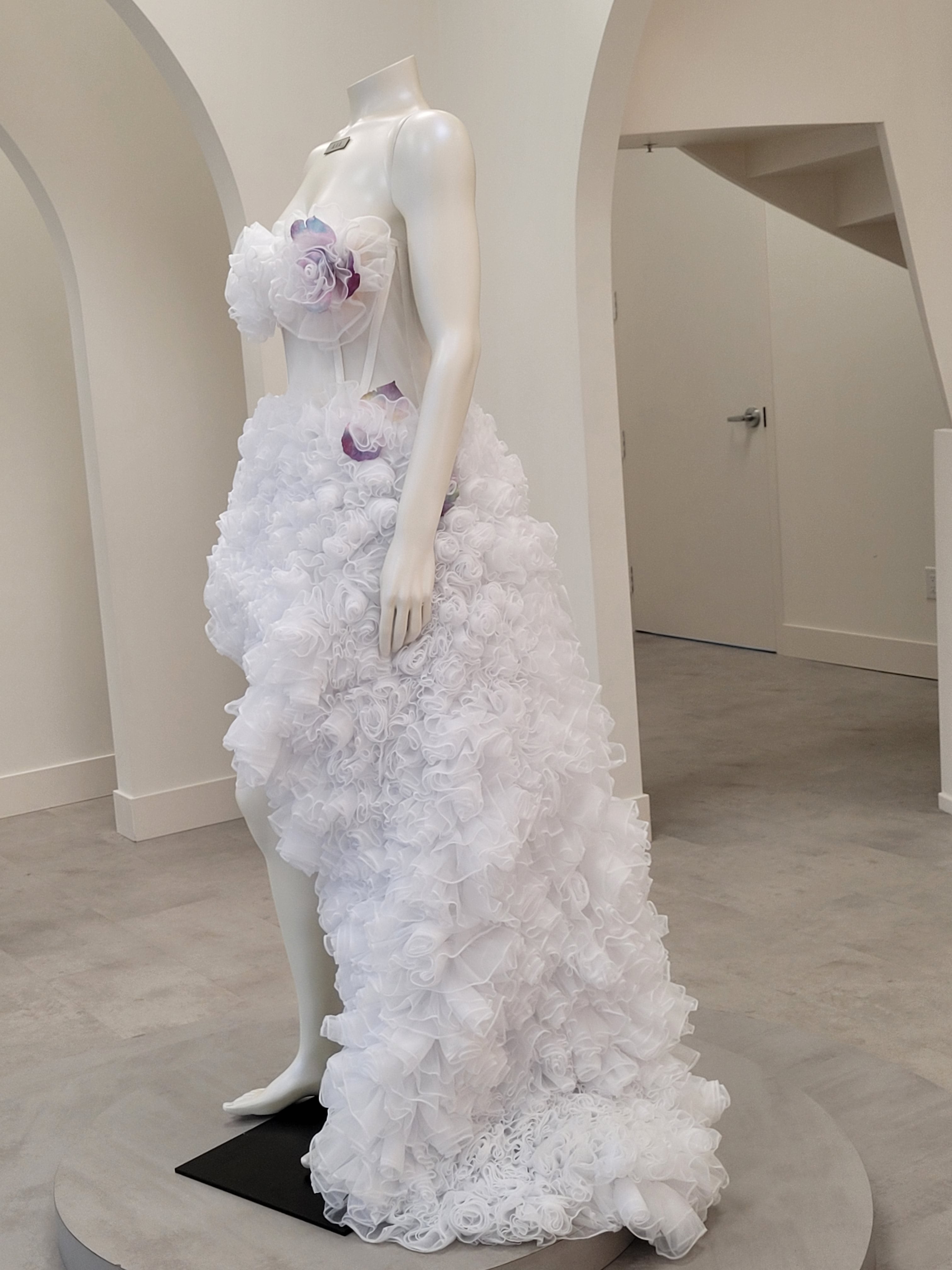 Hand-Embroidered Floral Gown | Premium Tulle & Satin