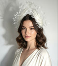 Bespoke Feather Bridal Headpiece | Unique Avant-Garde Wedding Crown