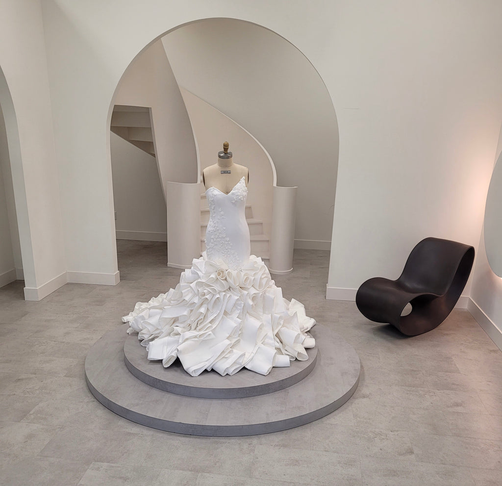 Bespoke Floral Couture Bridal Gown - The Inner Light Collection