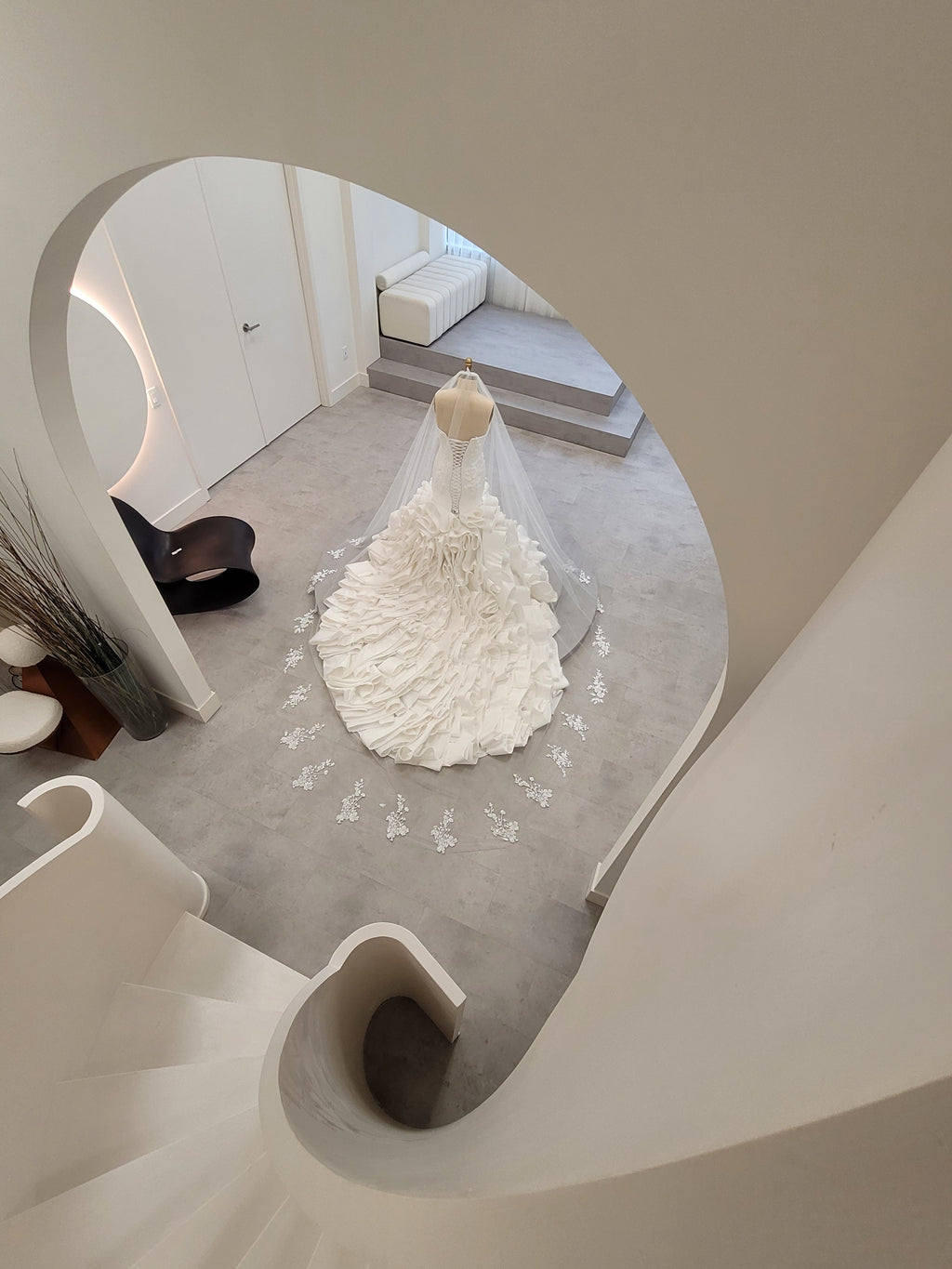 Bespoke Floral Couture Bridal Gown - The Inner Light Collection