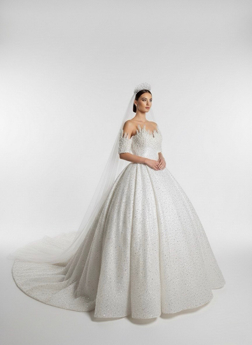 AVA ELITE - Hand-Tailored Luxury Satin Bridal Gown