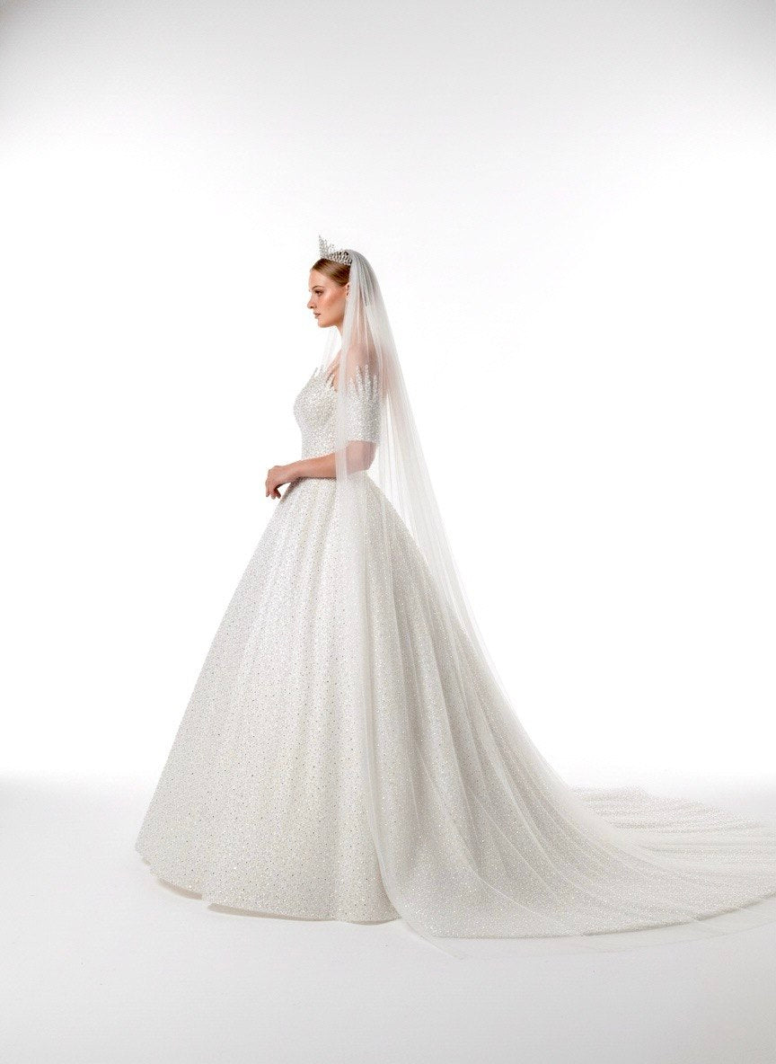 AVA ELITE - Hand-Tailored Luxury Satin Bridal Gown