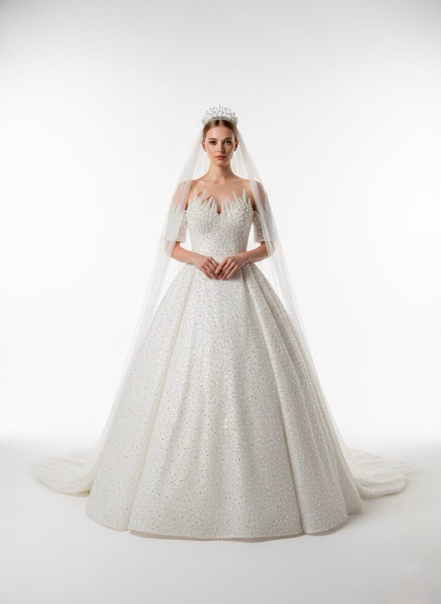 AVA ELITE - Hand-Tailored Luxury Satin Bridal Gown